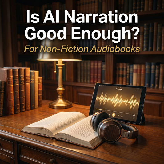 Is AI Narration Good Enough for Non-Fiction Books?